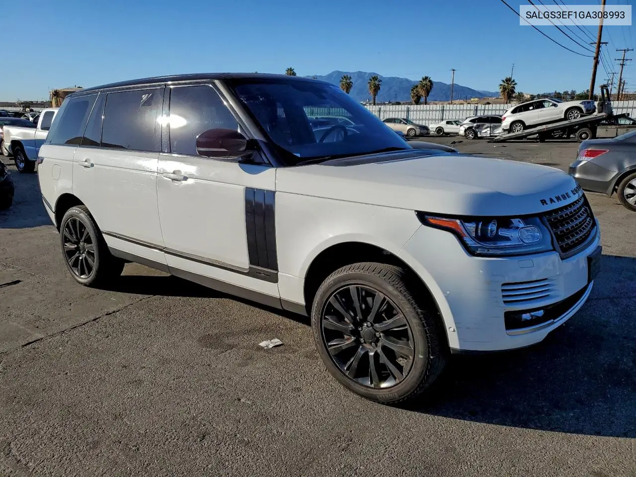 SALGS3EF1GA308993 2016 Land Rover Range Rover Supercharged