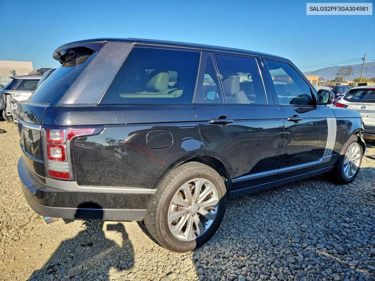 SALGS2PF3GA304581 2016 Land Rover Range Rover Hse