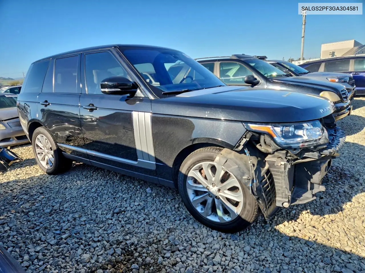 SALGS2PF3GA304581 2016 Land Rover Range Rover Hse