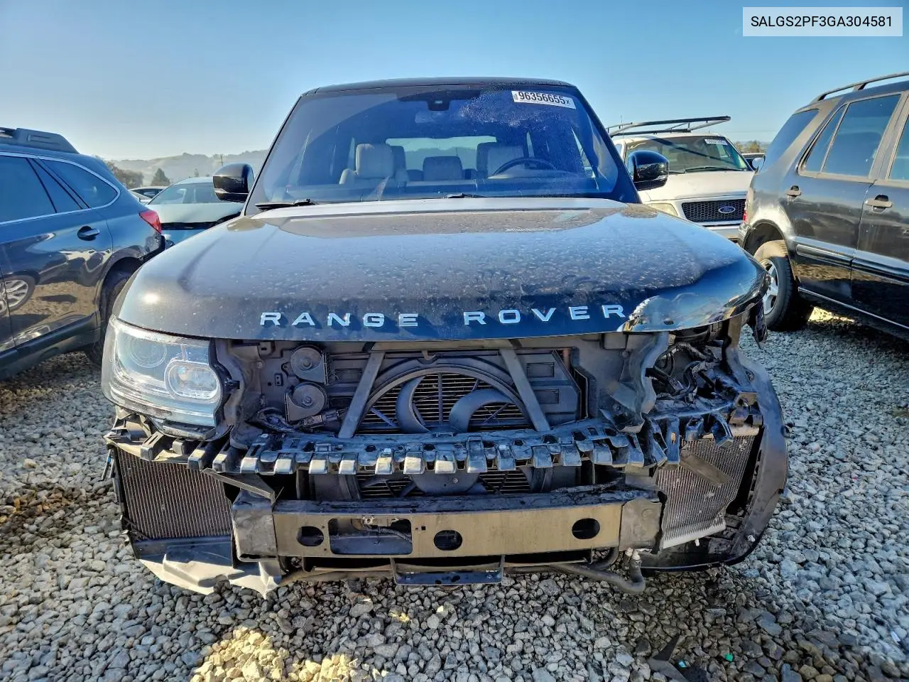 SALGS2PF3GA304581 2016 Land Rover Range Rover Hse