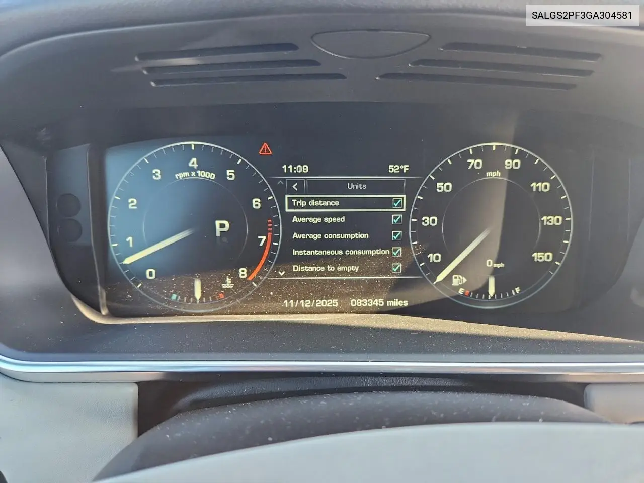 SALGS2PF3GA304581 2016 Land Rover Range Rover Hse