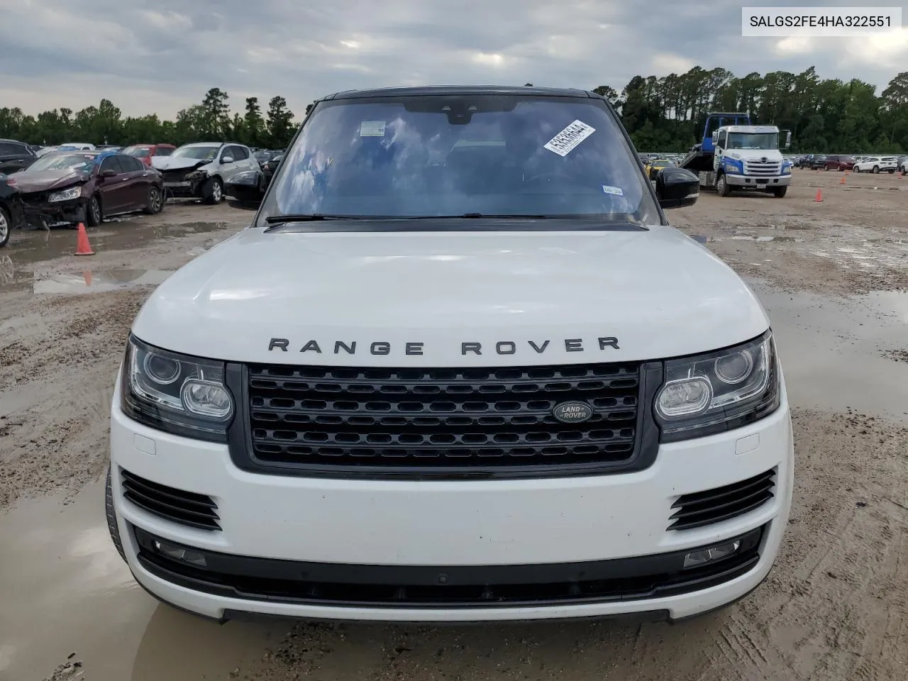 2017 Land Rover Range Rover Supercharged VIN: SALGS2FE4HA322551 Lot: 53536644