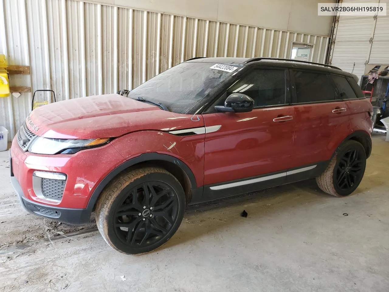 2017 Land Rover Range Rover Evoque Hse VIN: SALVR2BG6HH195819 Lot: 54422084