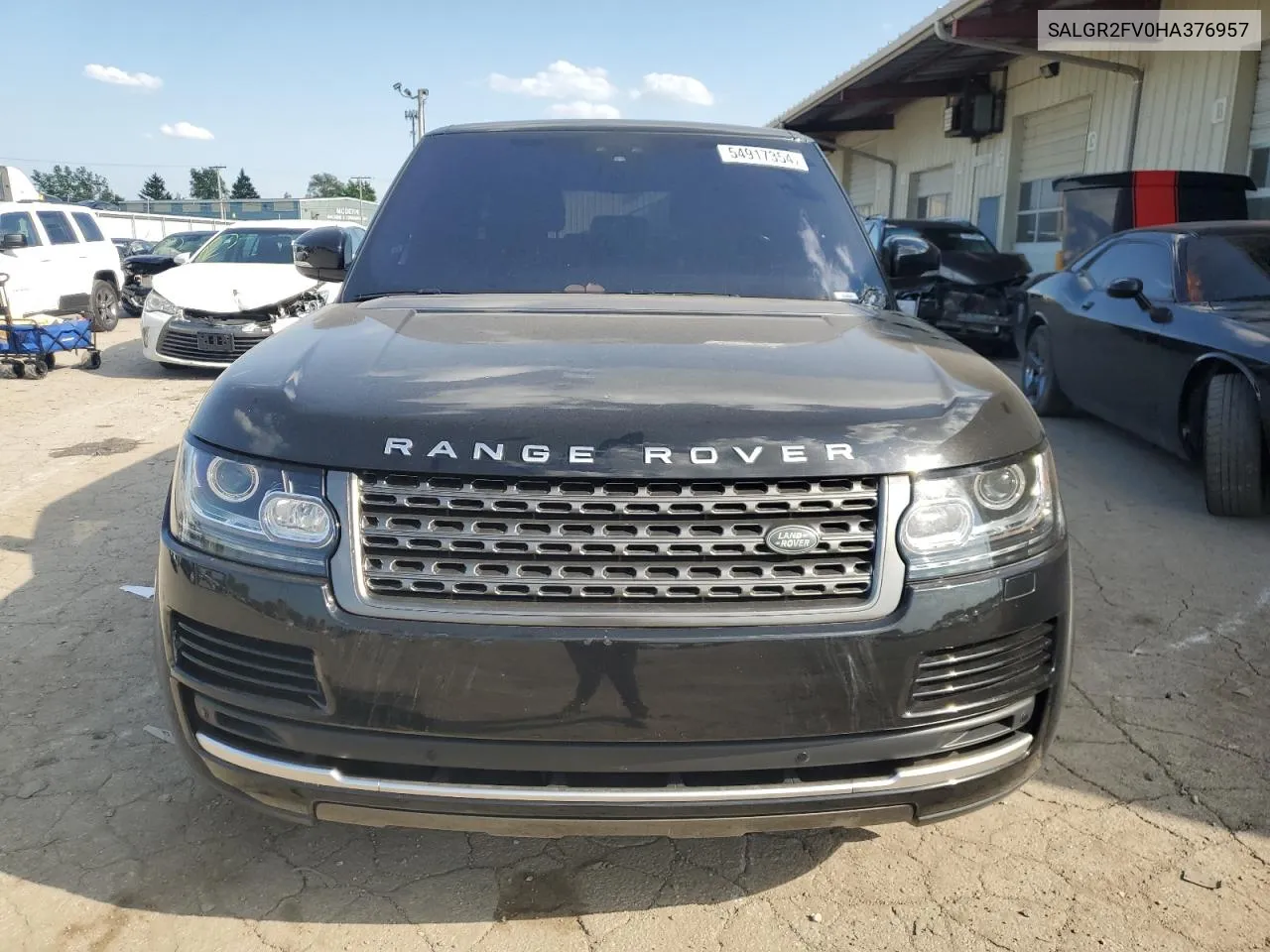 2017 Land Rover Range Rover VIN: SALGR2FV0HA376957 Lot: 54917354