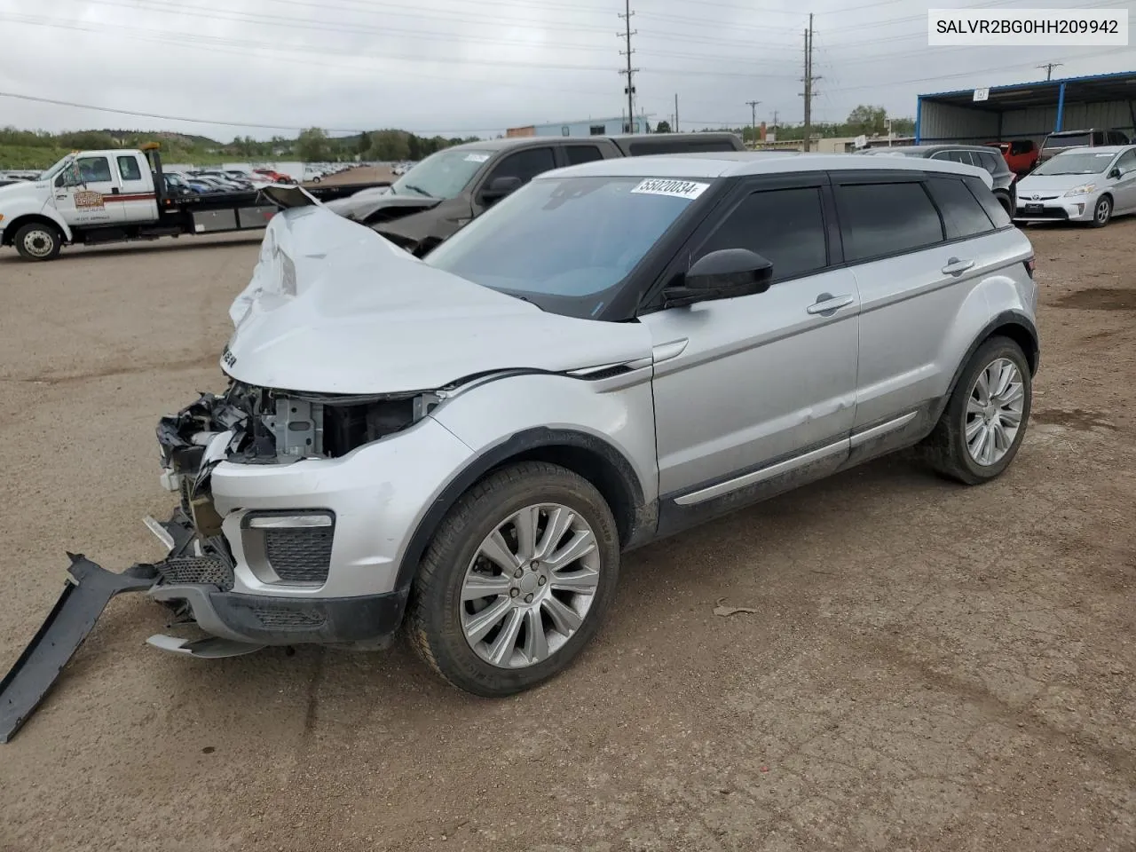 2017 Land Rover Range Rover Evoque Hse VIN: SALVR2BG0HH209942 Lot: 55020034