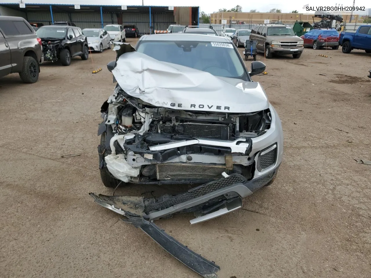 SALVR2BG0HH209942 2017 Land Rover Range Rover Evoque Hse