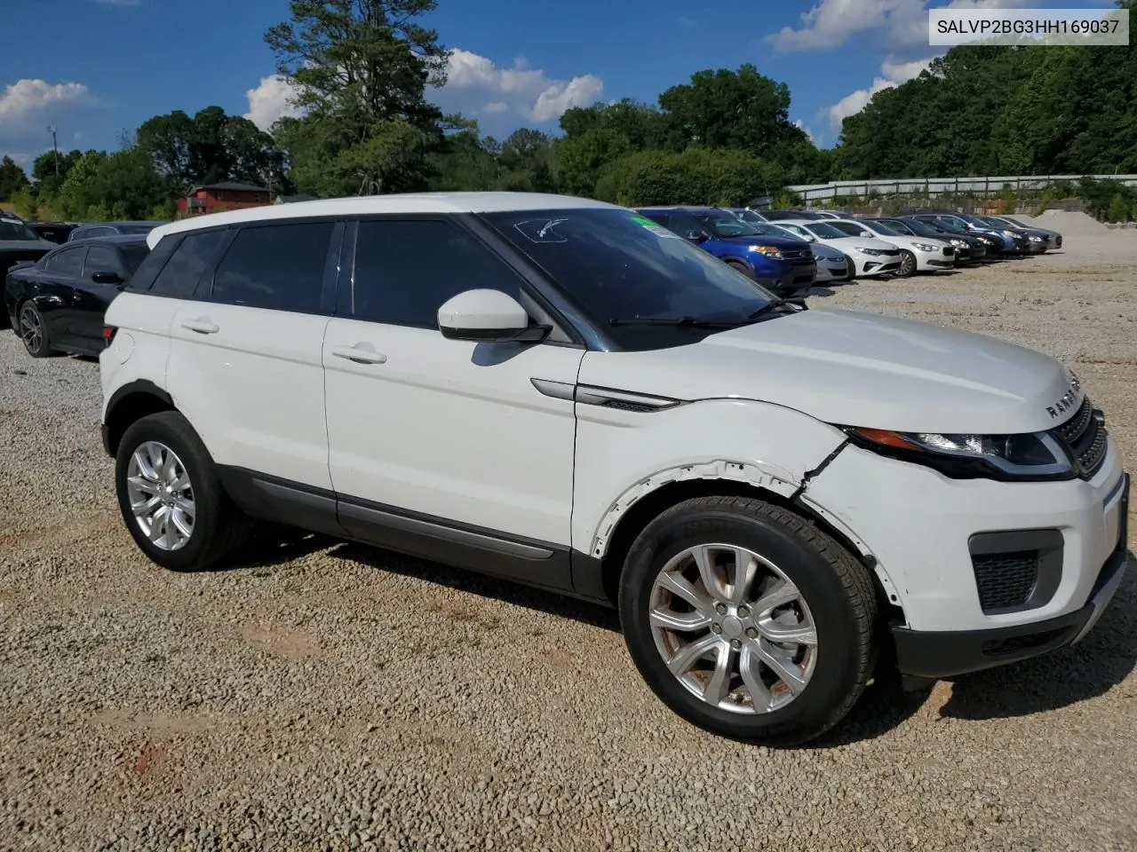 2017 Land Rover Range Rover Evoque Se VIN: SALVP2BG3HH169037 Lot: 55324224