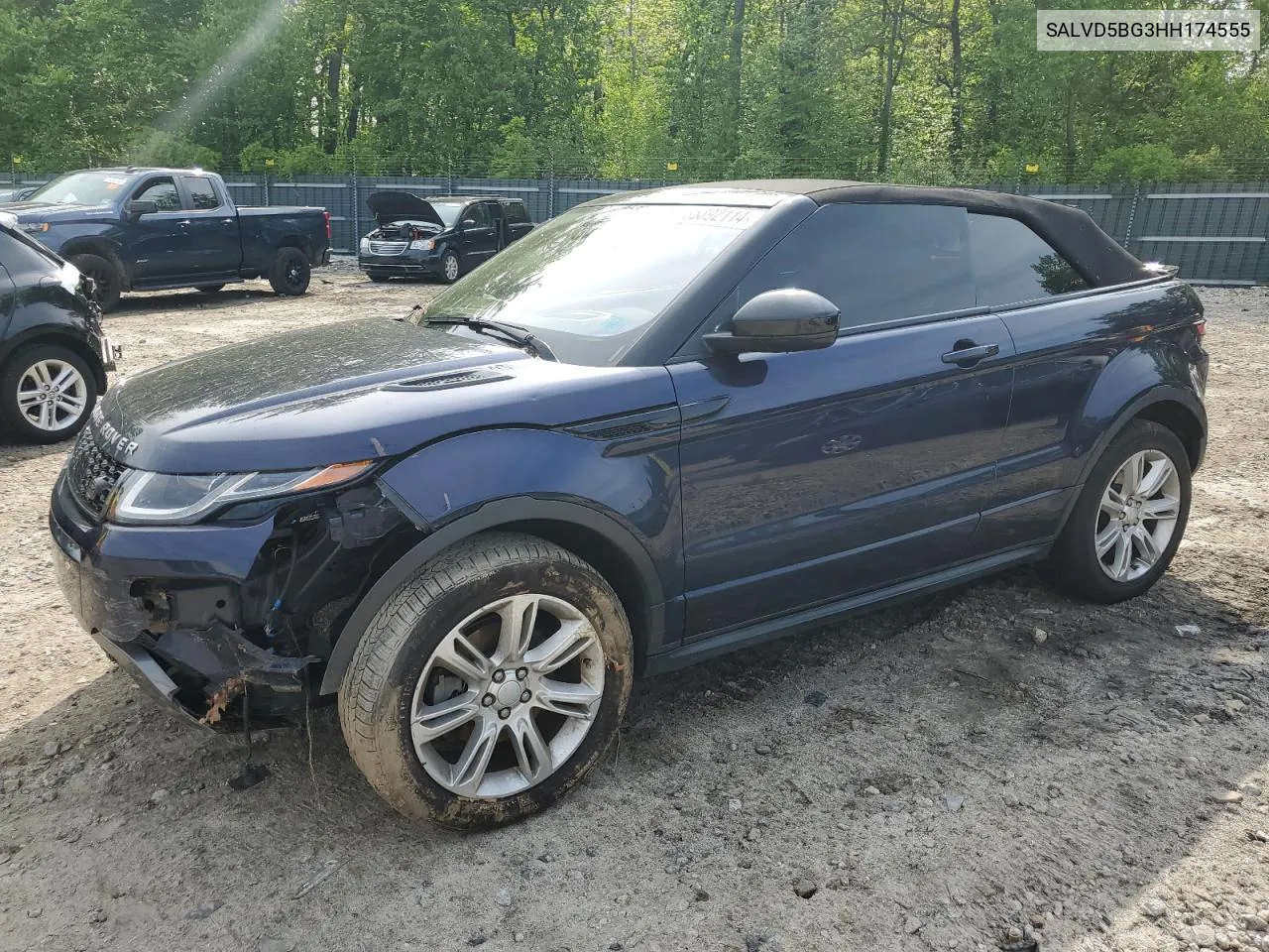 SALVD5BG3HH174555 2017 Land Rover Range Rover Evoque Hse Dynamic