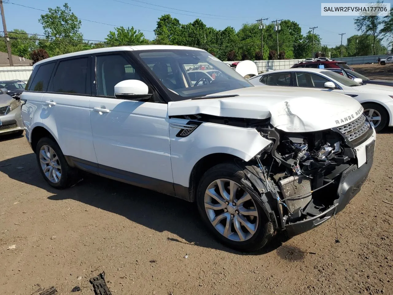 2017 Land Rover Range Rover Sport Hse VIN: SALWR2FV5HA177706 Lot: 55614904