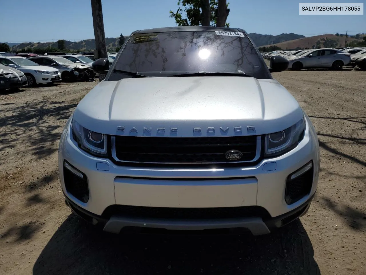 2017 Land Rover Range Rover Evoque Se VIN: SALVP2BG6HH178055 Lot: 55952784