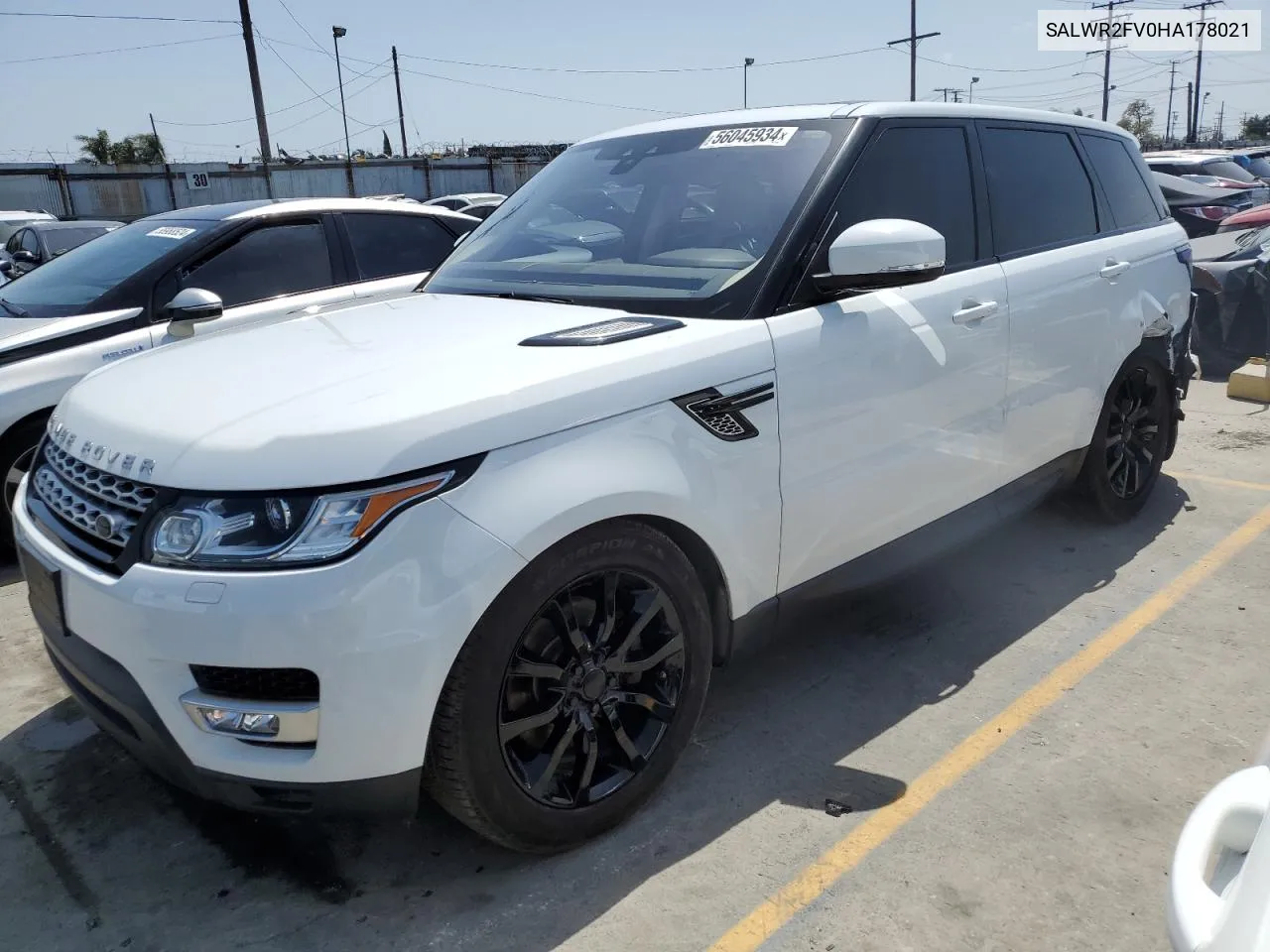 SALWR2FV0HA178021 2017 Land Rover Range Rover Sport Hse