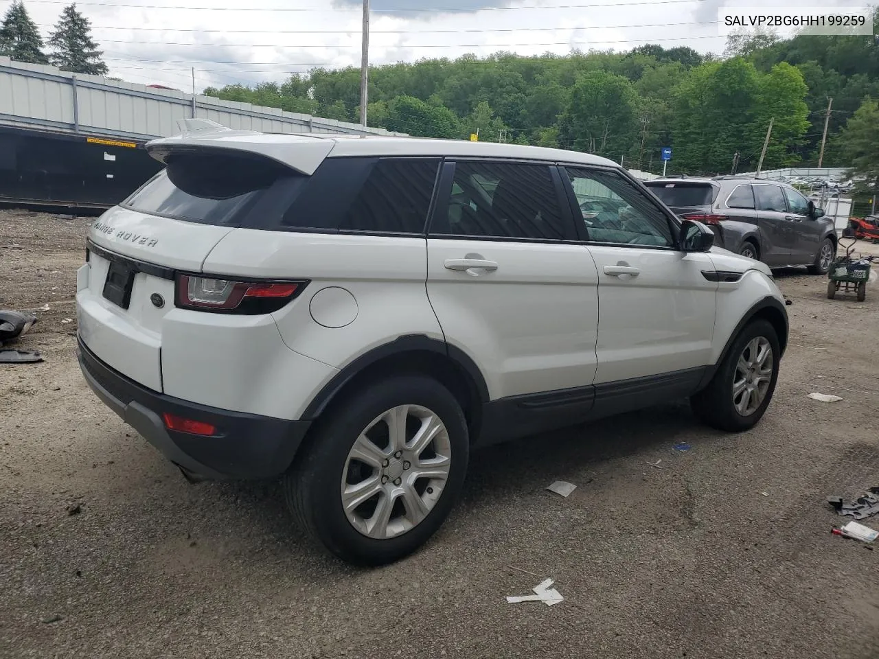 2017 Land Rover Range Rover Evoque Se VIN: SALVP2BG6HH199259 Lot: 56165964