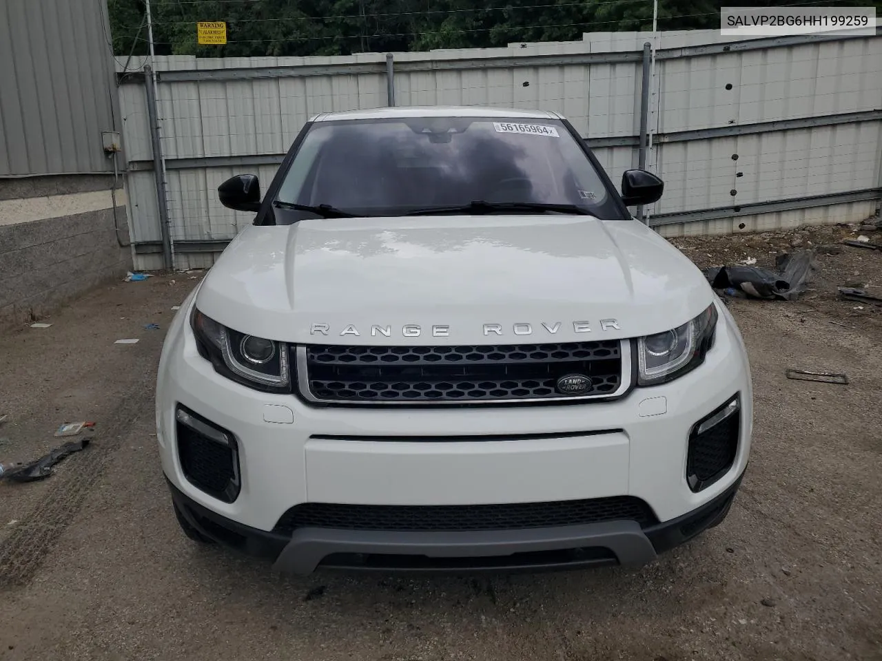 2017 Land Rover Range Rover Evoque Se VIN: SALVP2BG6HH199259 Lot: 56165964