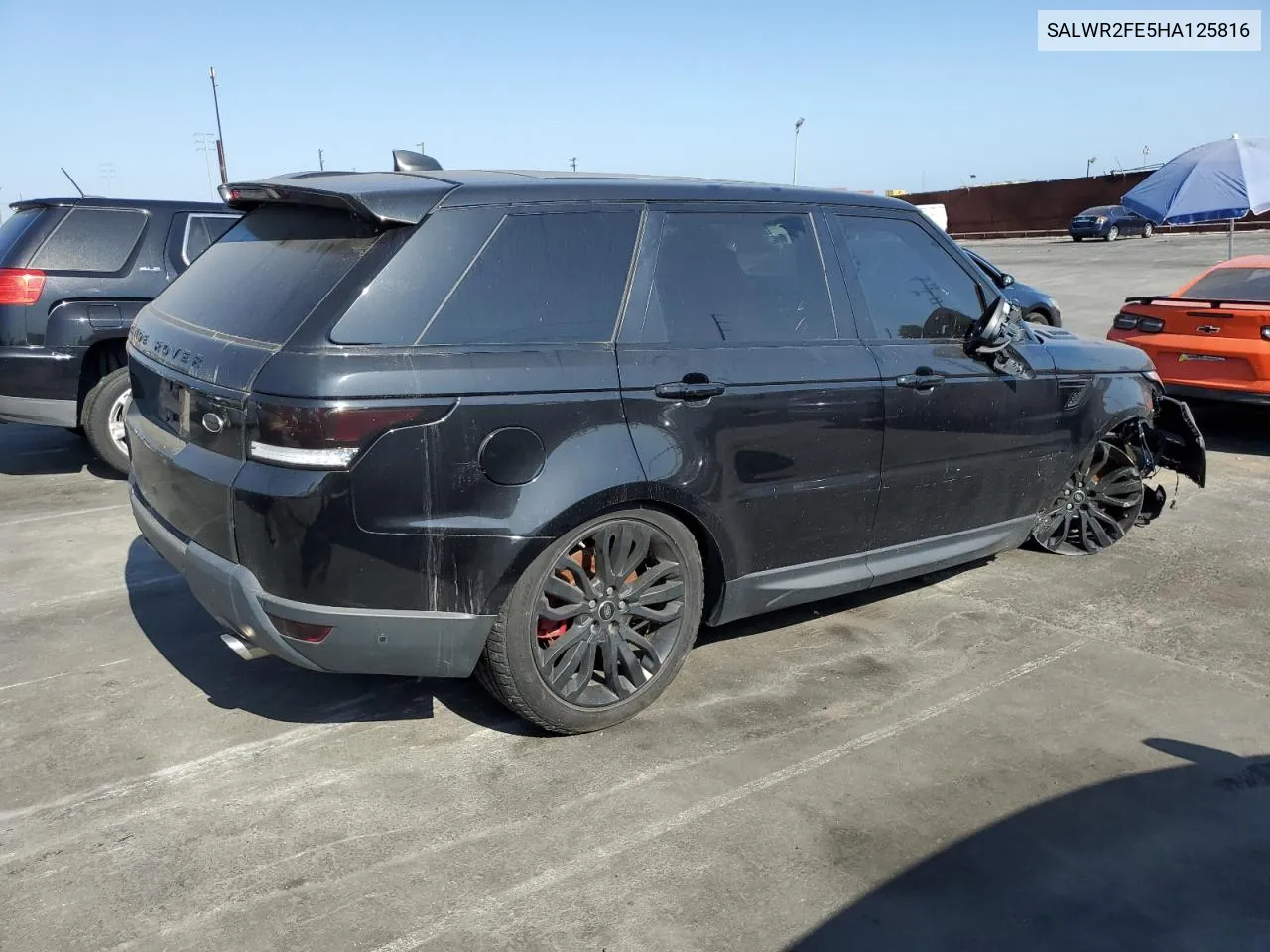 2017 Land Rover Range Rover Sport Sc VIN: SALWR2FE5HA125816 Lot: 57217684