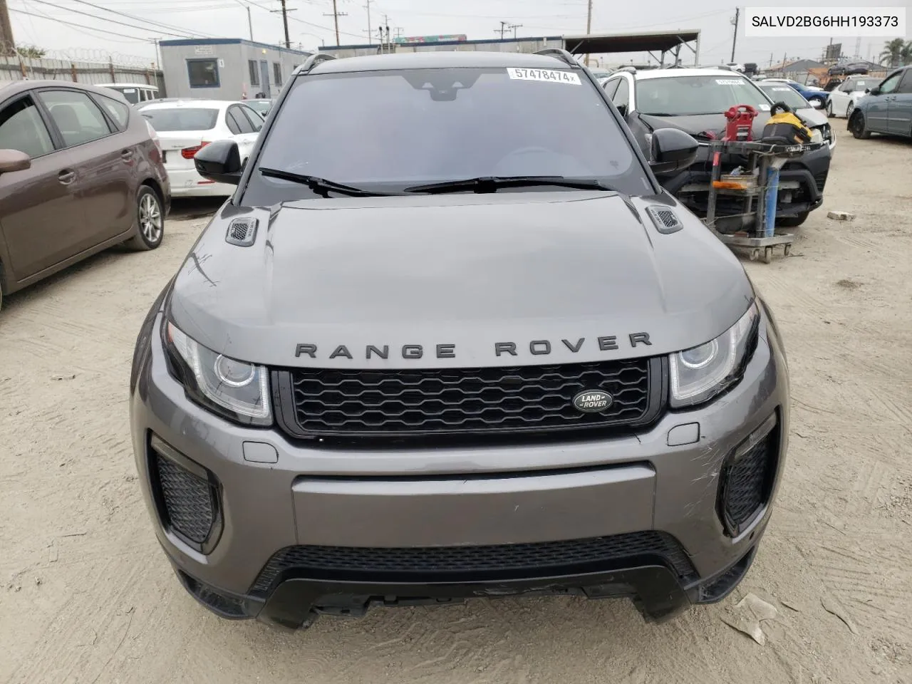 SALVD2BG6HH193373 2017 Land Rover Range Rover Evoque Hse Dynamic