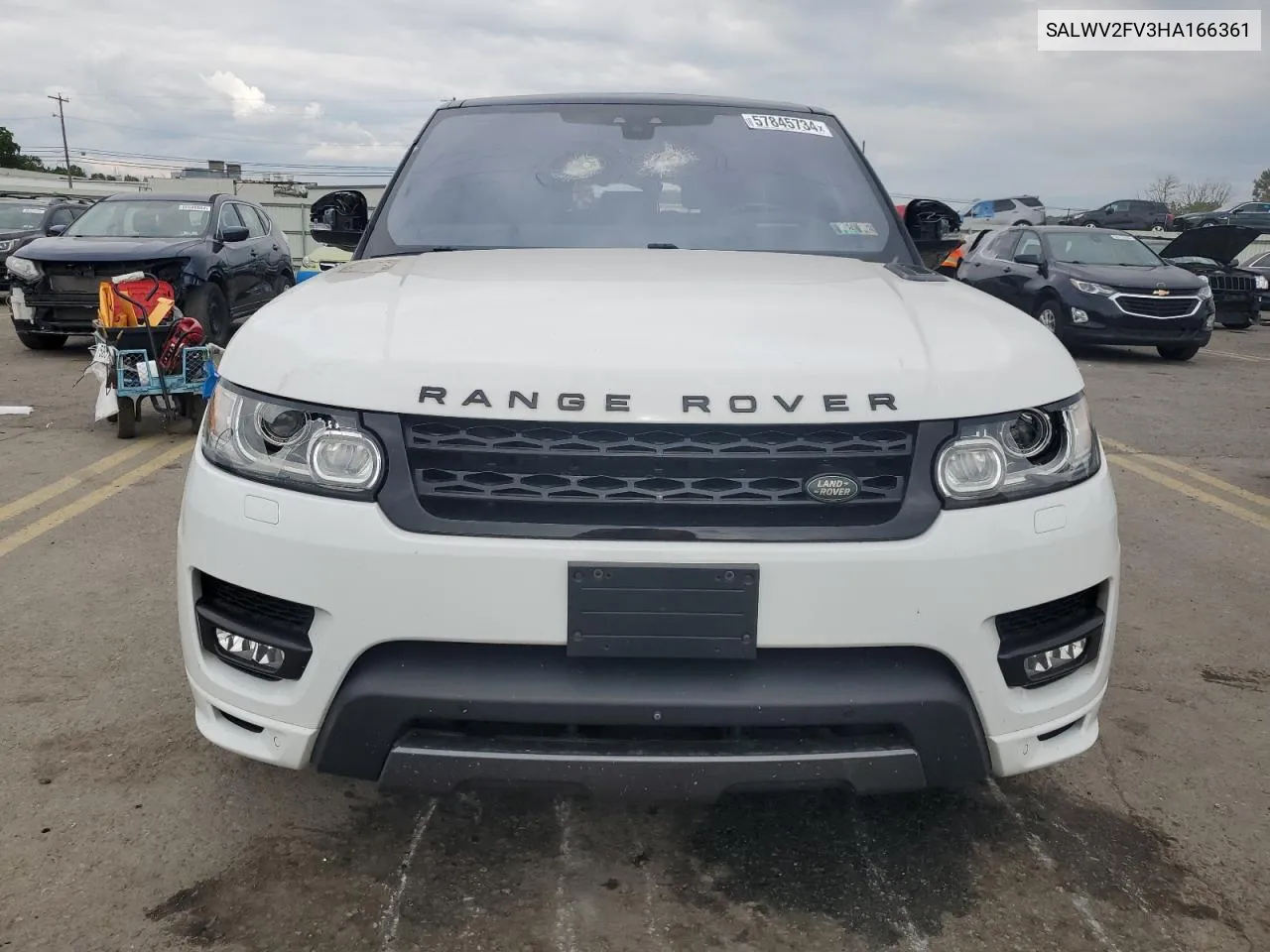 2017 Land Rover Range Rover Sport Hse Dynamic VIN: SALWV2FV3HA166361 Lot: 57845734