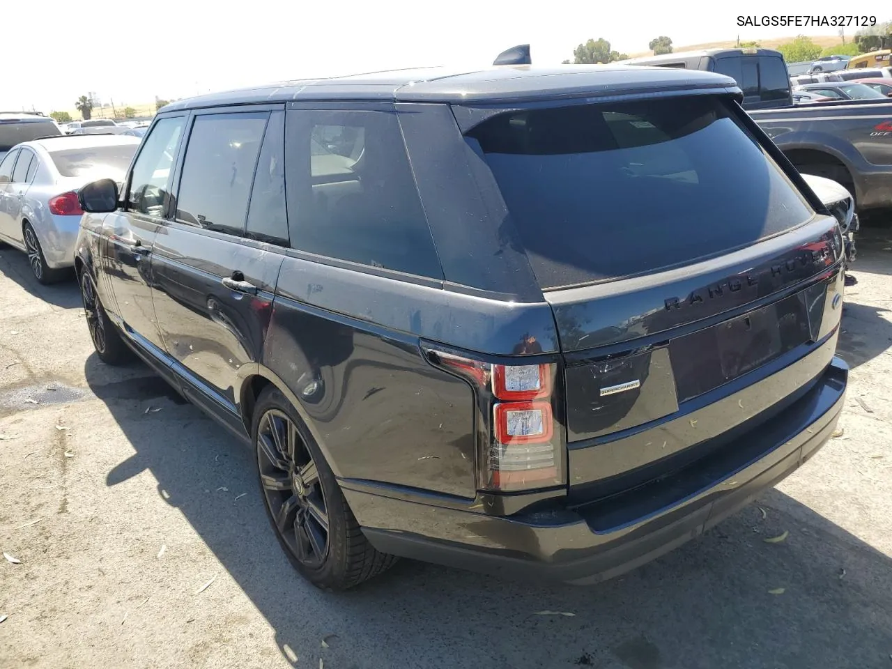 2017 Land Rover Range Rover Supercharged VIN: SALGS5FE7HA327129 Lot: 57870784