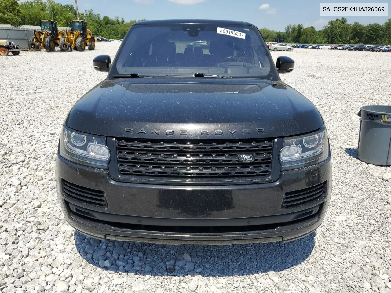 2017 Land Rover Range Rover Hse VIN: SALGS2FK4HA326069 Lot: 58919524