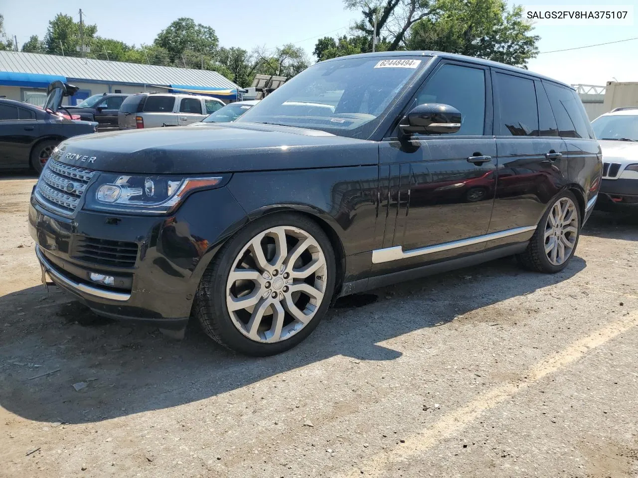 2017 Land Rover Range Rover Hse VIN: SALGS2FV8HA375107 Lot: 62448494