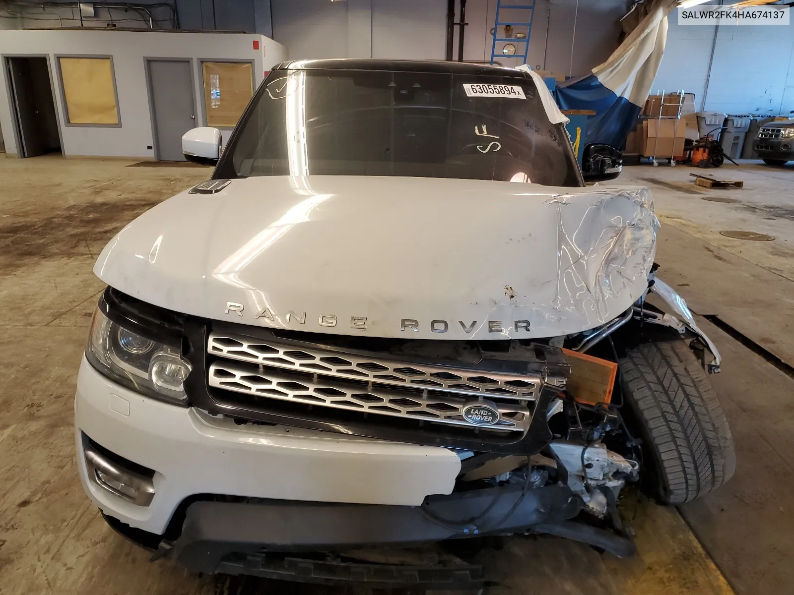 2017 Land Rover Range Rover Sport Hse VIN: SALWR2FK4HA674137 Lot: 63055894