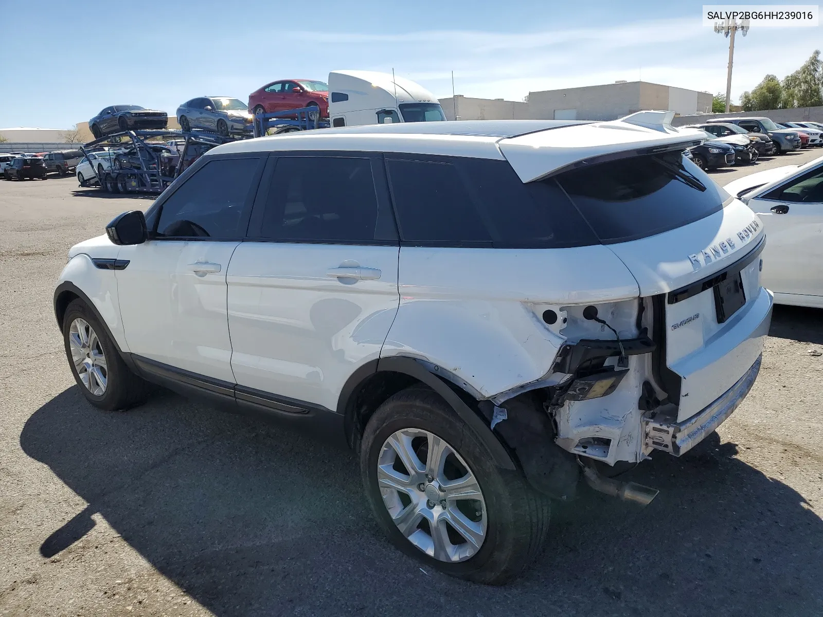 2017 Land Rover Range Rover Evoque Se VIN: SALVP2BG6HH239016 Lot: 68873434