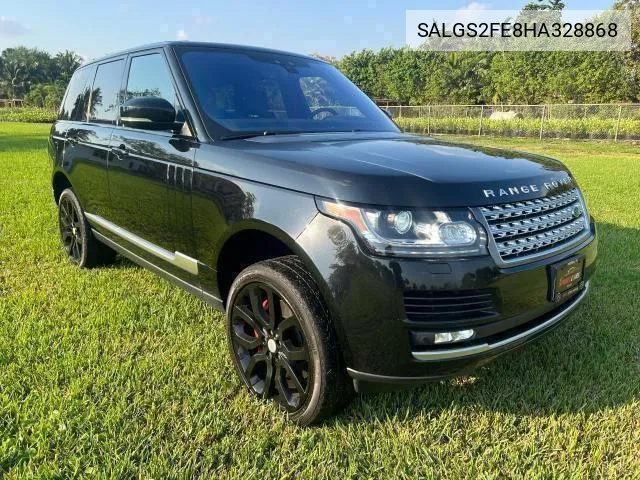 2017 Land Rover Range Rover Supercharged VIN: SALGS2FE8HA328868 Lot: 68954794