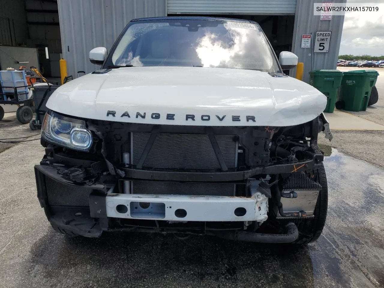 2017 Land Rover Range Rover Sport Hse VIN: SALWR2FKXHA157019 Lot: 69010464