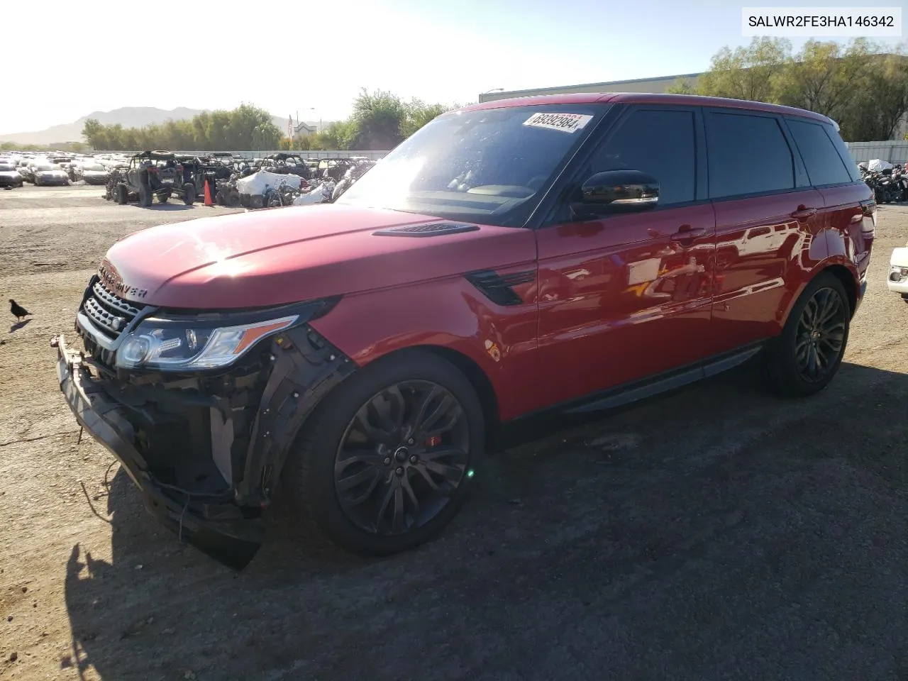 2017 Land Rover Range Rover Sport Sc VIN: SALWR2FE3HA146342 Lot: 69392984