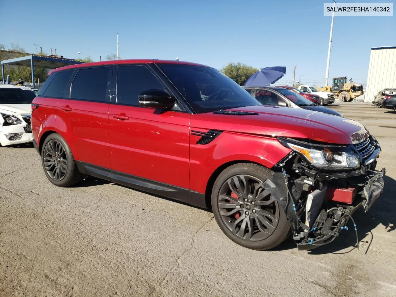 2017 Land Rover Range Rover Sport Sc VIN: SALWR2FE3HA146342 Lot: 69392984