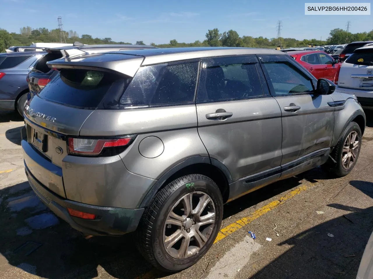 2017 Land Rover Range Rover Evoque Se VIN: SALVP2BG6HH200426 Lot: 69625494