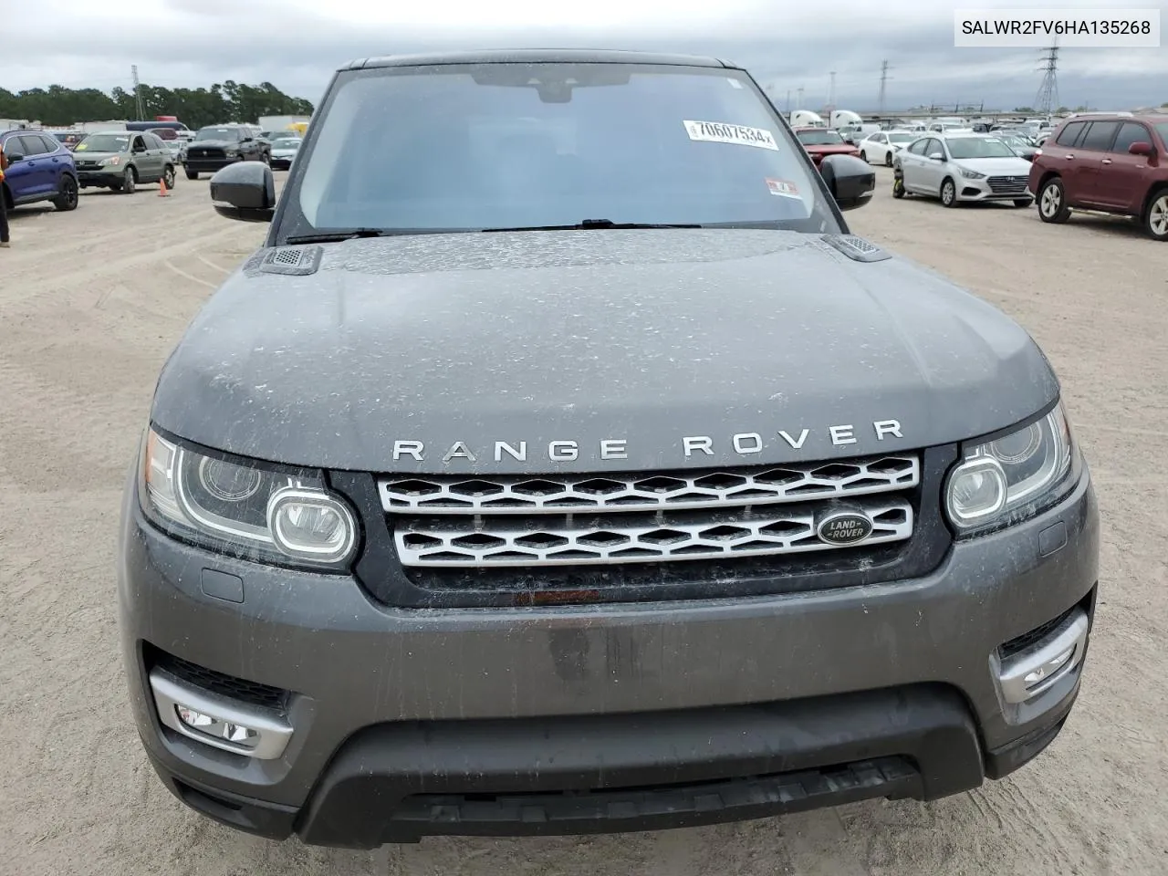 2017 Land Rover Range Rover Sport Hse VIN: SALWR2FV6HA135268 Lot: 70607534