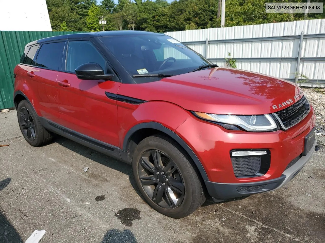 2017 Land Rover Range Rover Evoque Se VIN: SALVP2BG5HH208498 Lot: 70672024