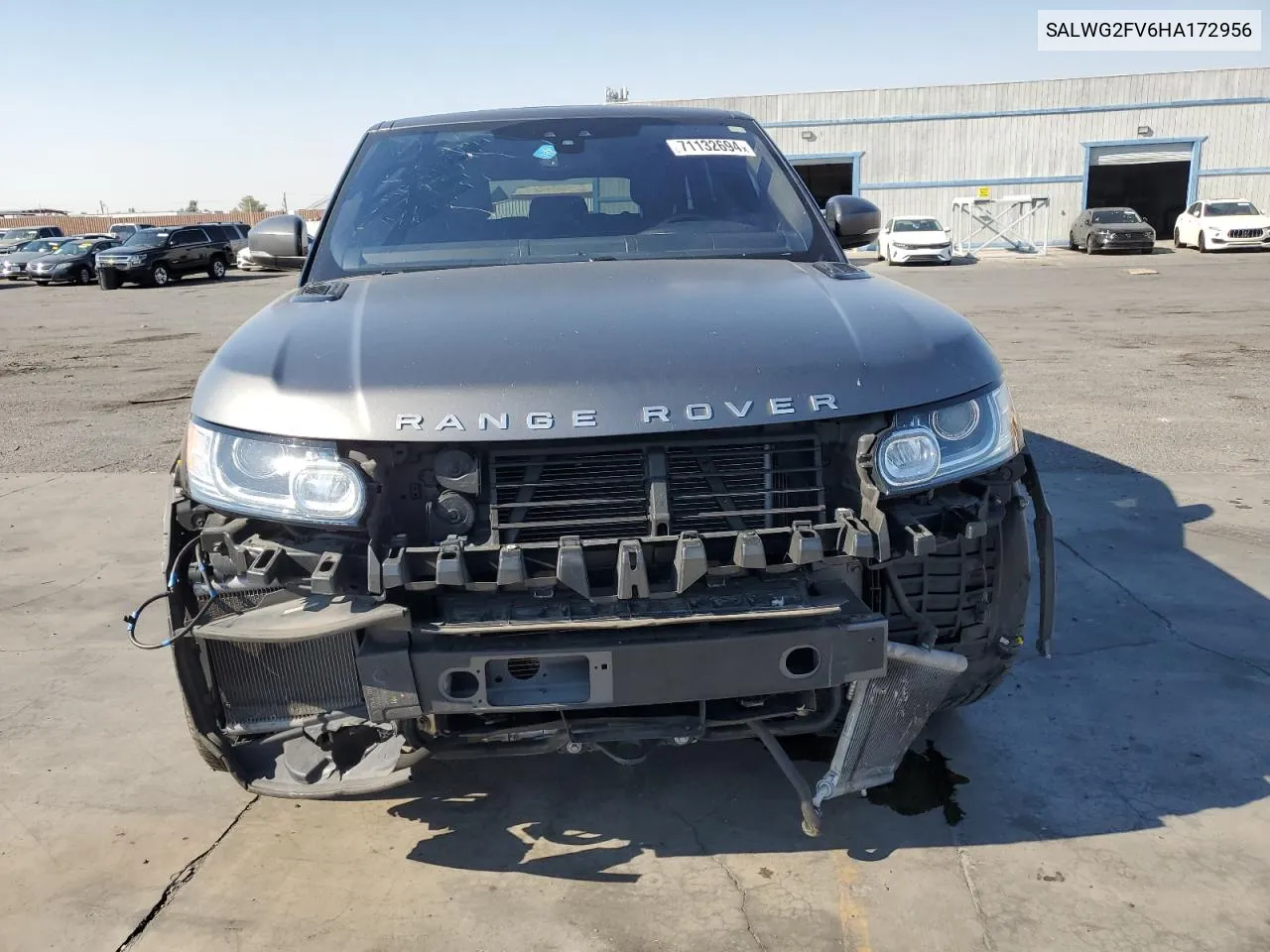 SALWG2FV6HA172956 2017 Land Rover Range Rover Sport Se