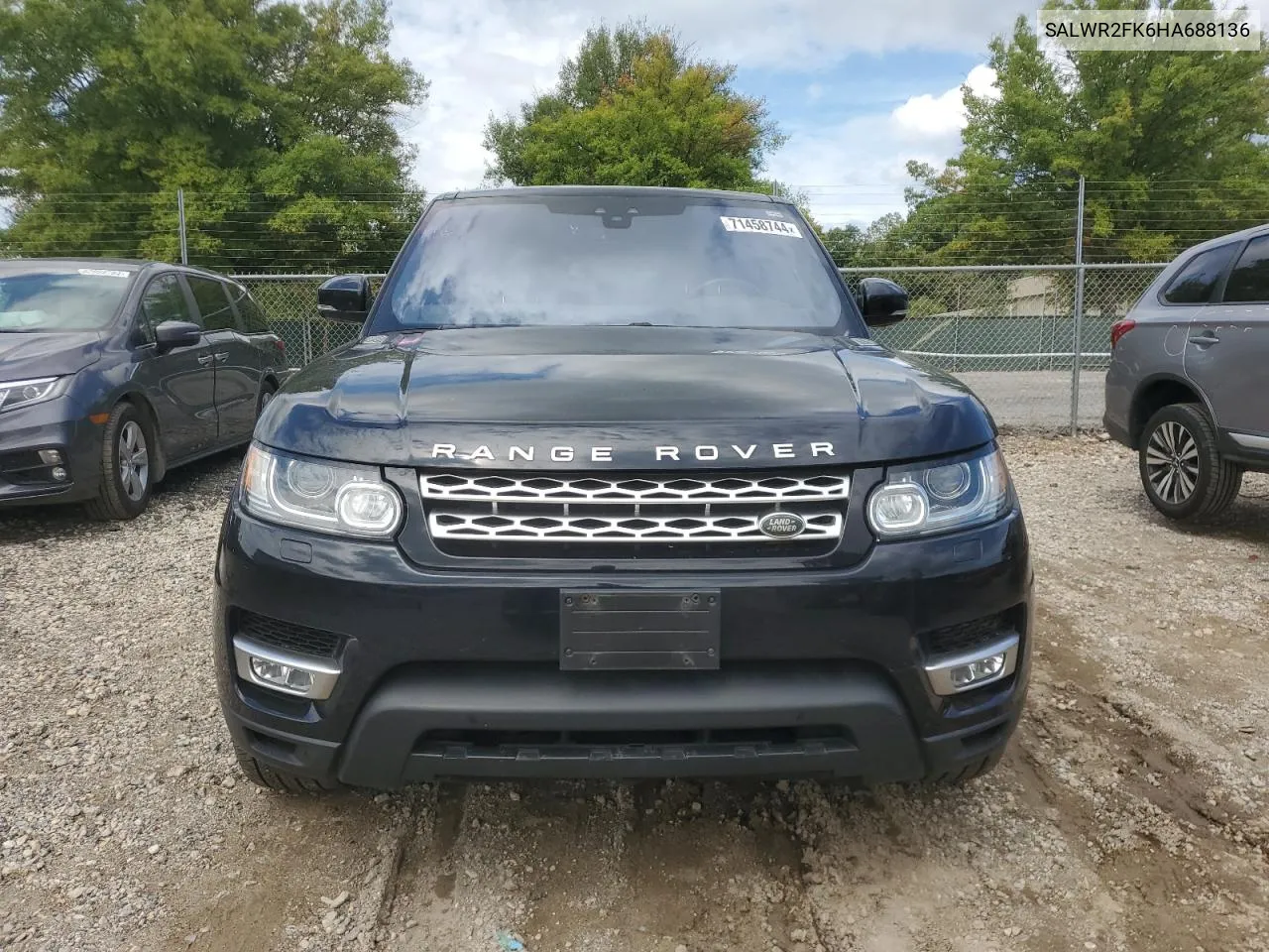 2017 Land Rover Range Rover Sport Hse VIN: SALWR2FK6HA688136 Lot: 71458744