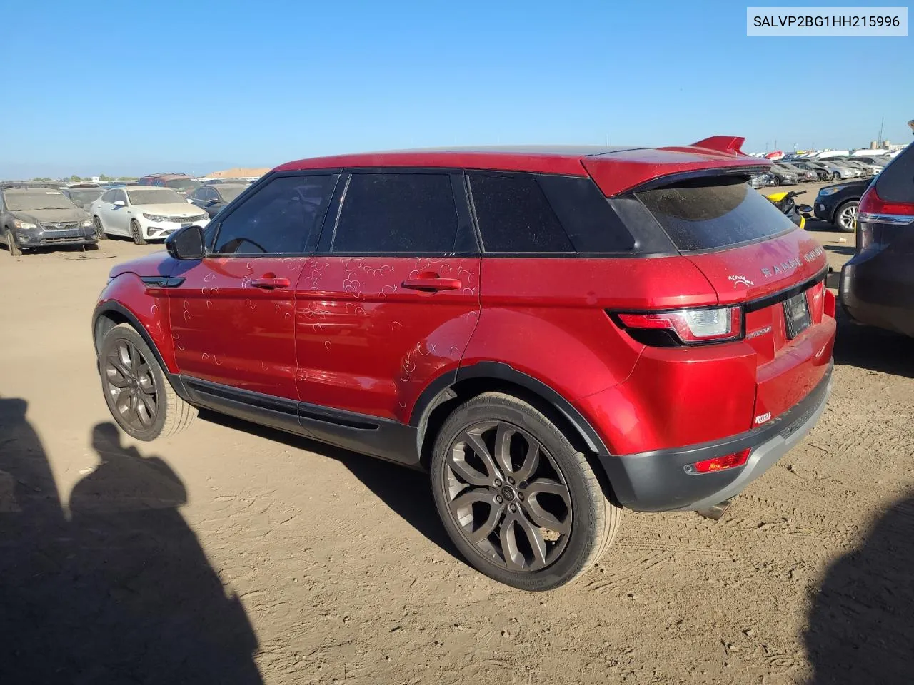 SALVP2BG1HH215996 2017 Land Rover Range Rover Evoque Se