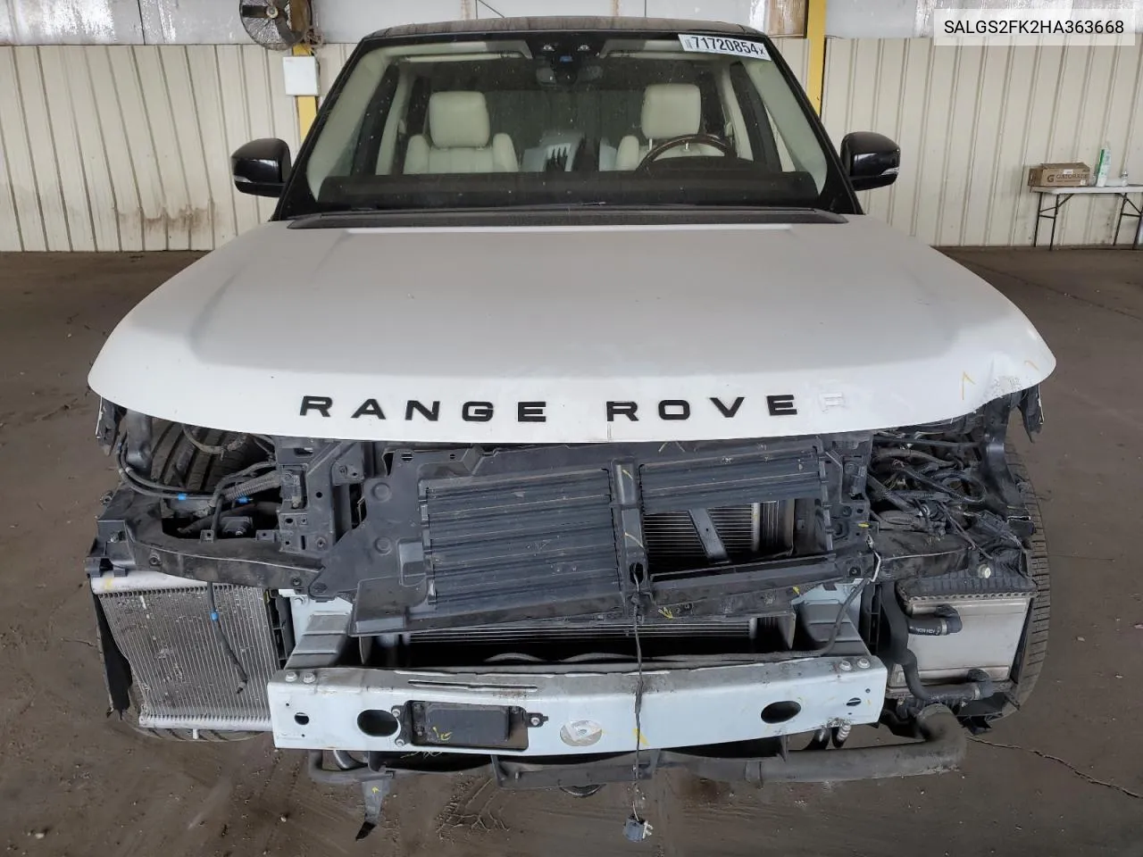 SALGS2FK2HA363668 2017 Land Rover Range Rover Hse