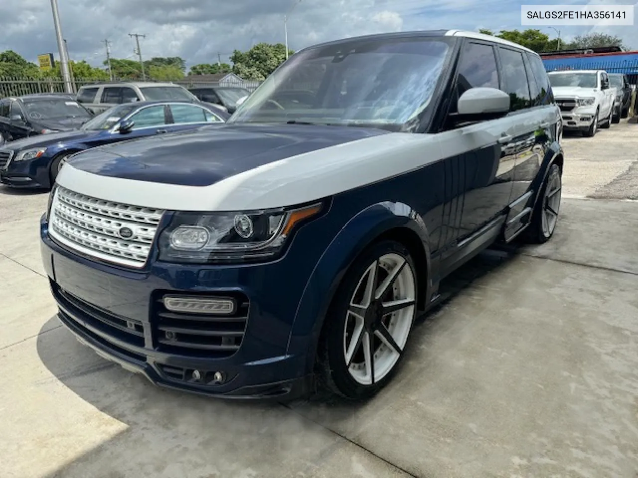 2017 Land Rover Range Rover Supercharged VIN: SALGS2FE1HA356141 Lot: 71799954