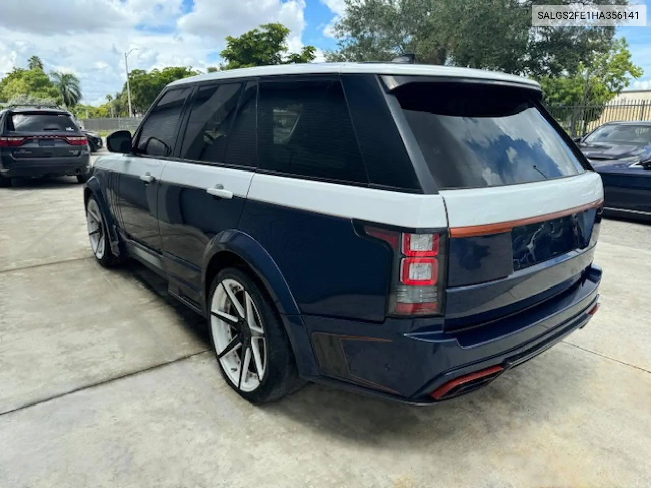 2017 Land Rover Range Rover Supercharged VIN: SALGS2FE1HA356141 Lot: 71799954