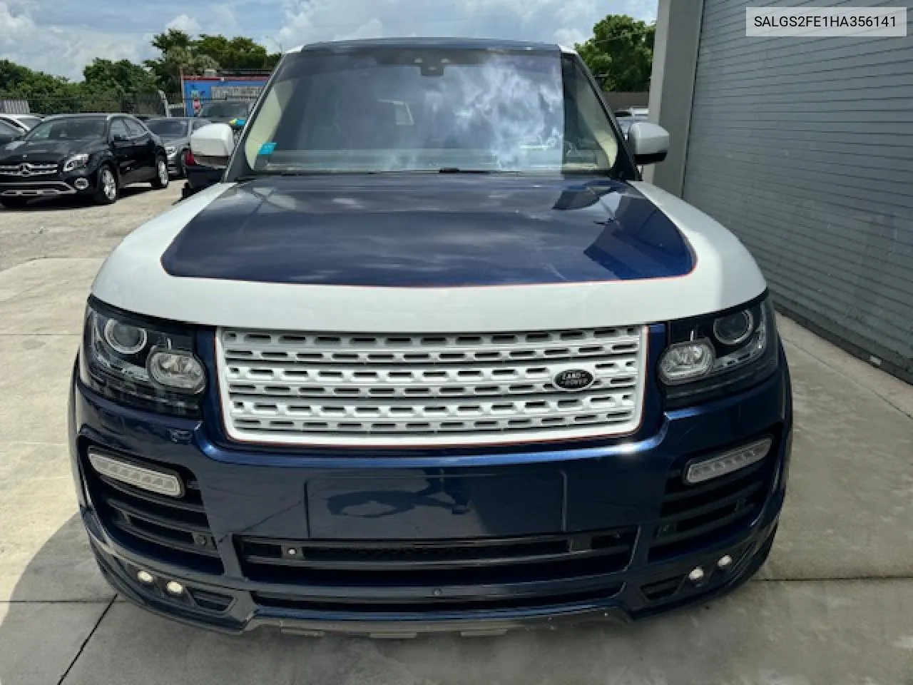 SALGS2FE1HA356141 2017 Land Rover Range Rover Supercharged