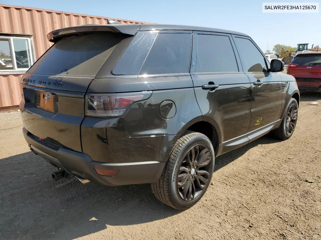 2017 Land Rover Range Rover Sport Sc VIN: SALWR2FE3HA125670 Lot: 71865684