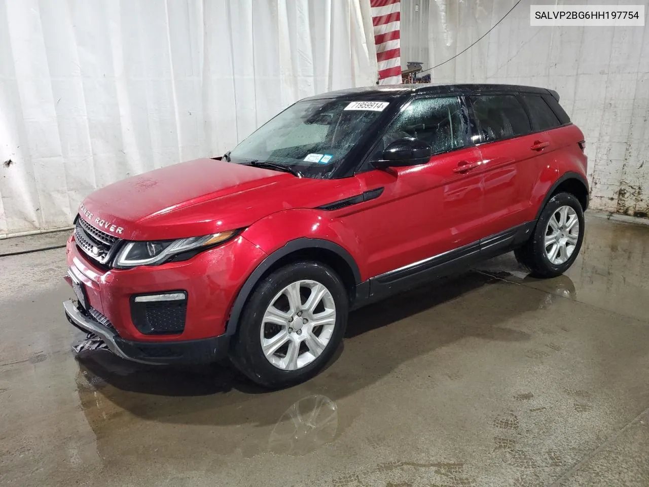 SALVP2BG6HH197754 2017 Land Rover Range Rover Evoque Se