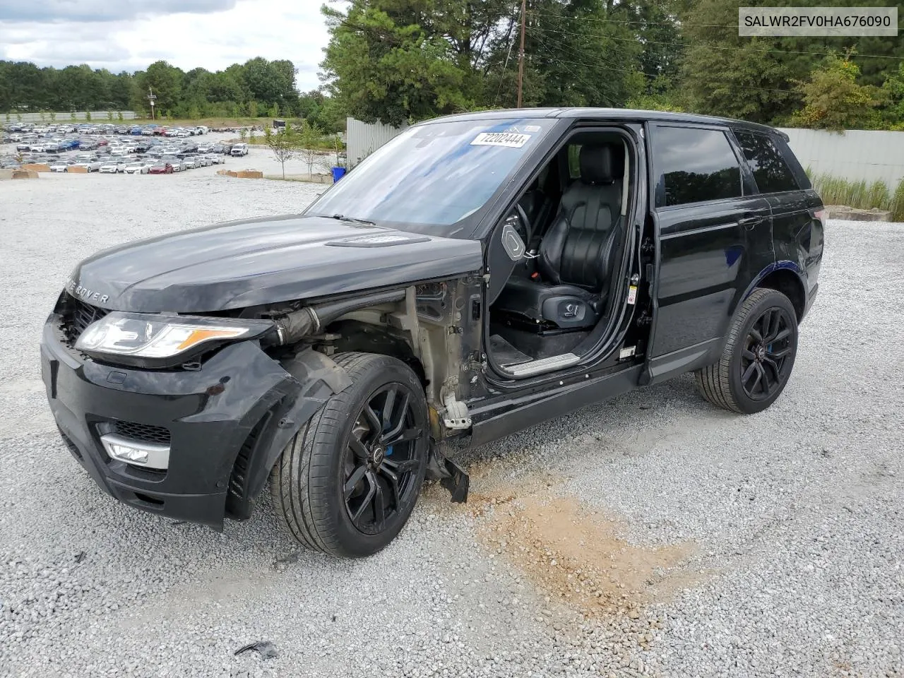 2017 Land Rover Range Rover Sport Hse VIN: SALWR2FV0HA676090 Lot: 72202444