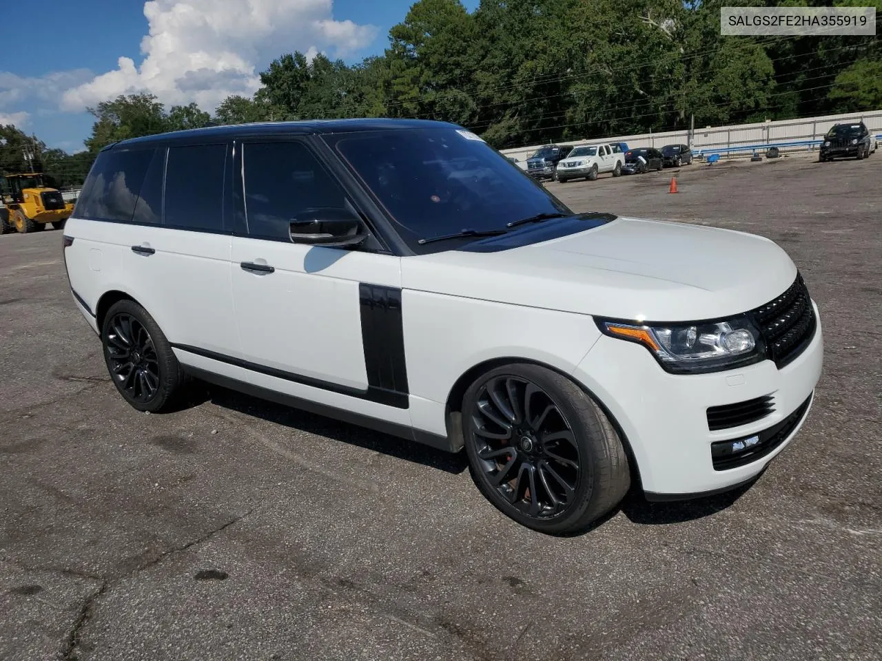 2017 Land Rover Range Rover Supercharged VIN: SALGS2FE2HA355919 Lot: 72211814