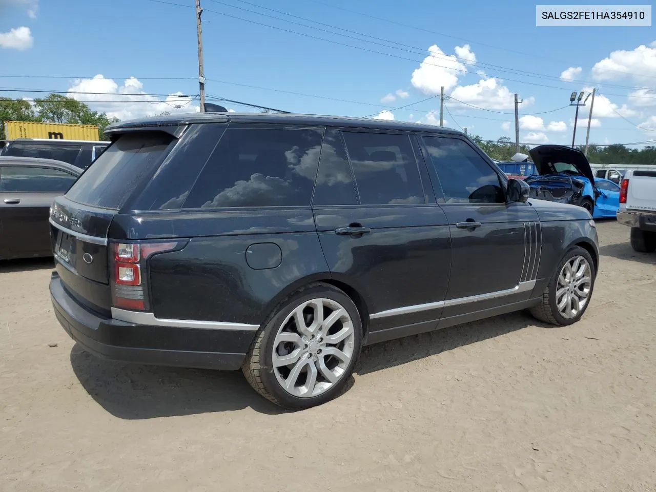 2017 Land Rover Range Rover Supercharged VIN: SALGS2FE1HA354910 Lot: 72323864