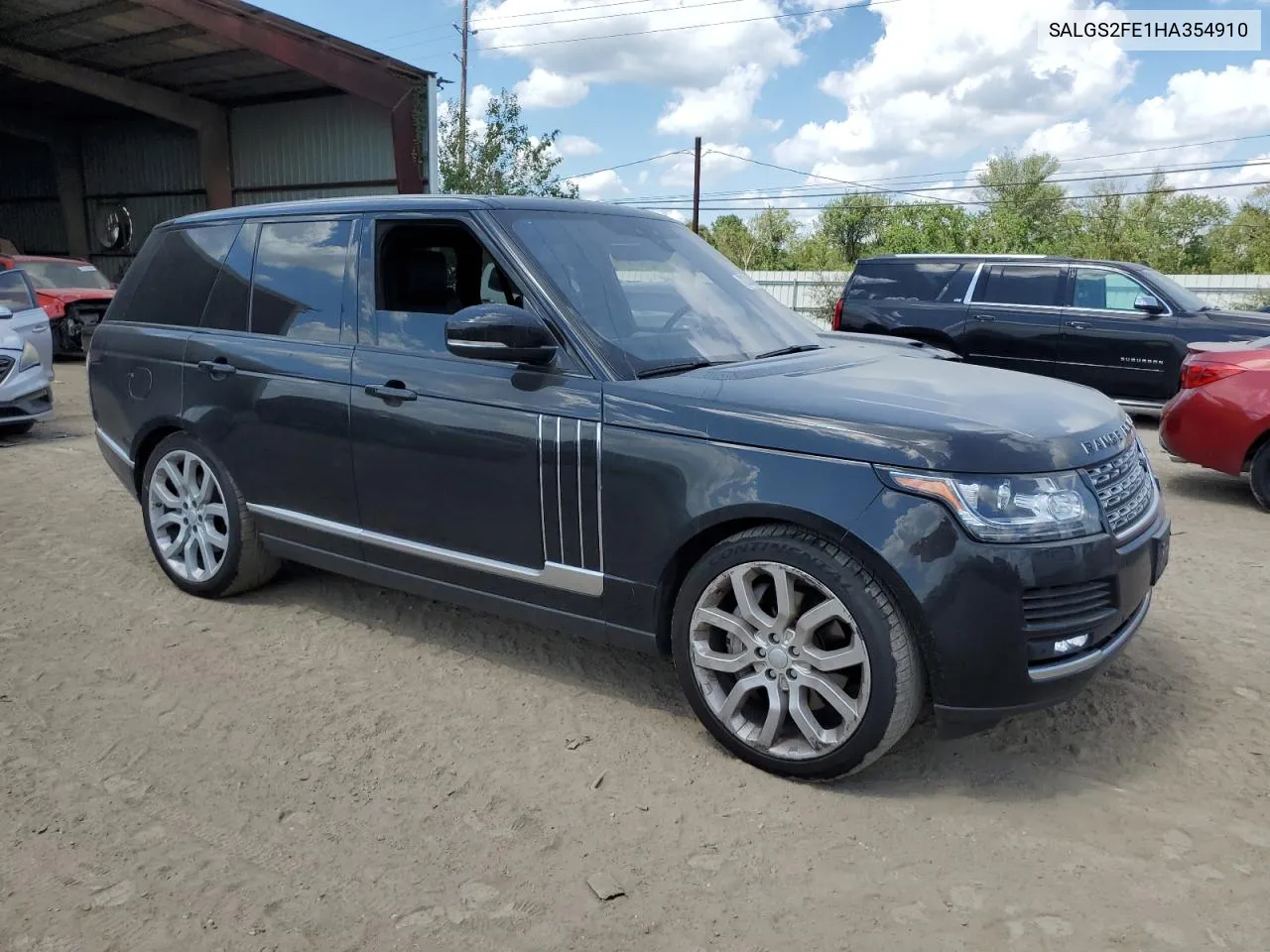 2017 Land Rover Range Rover Supercharged VIN: SALGS2FE1HA354910 Lot: 72323864