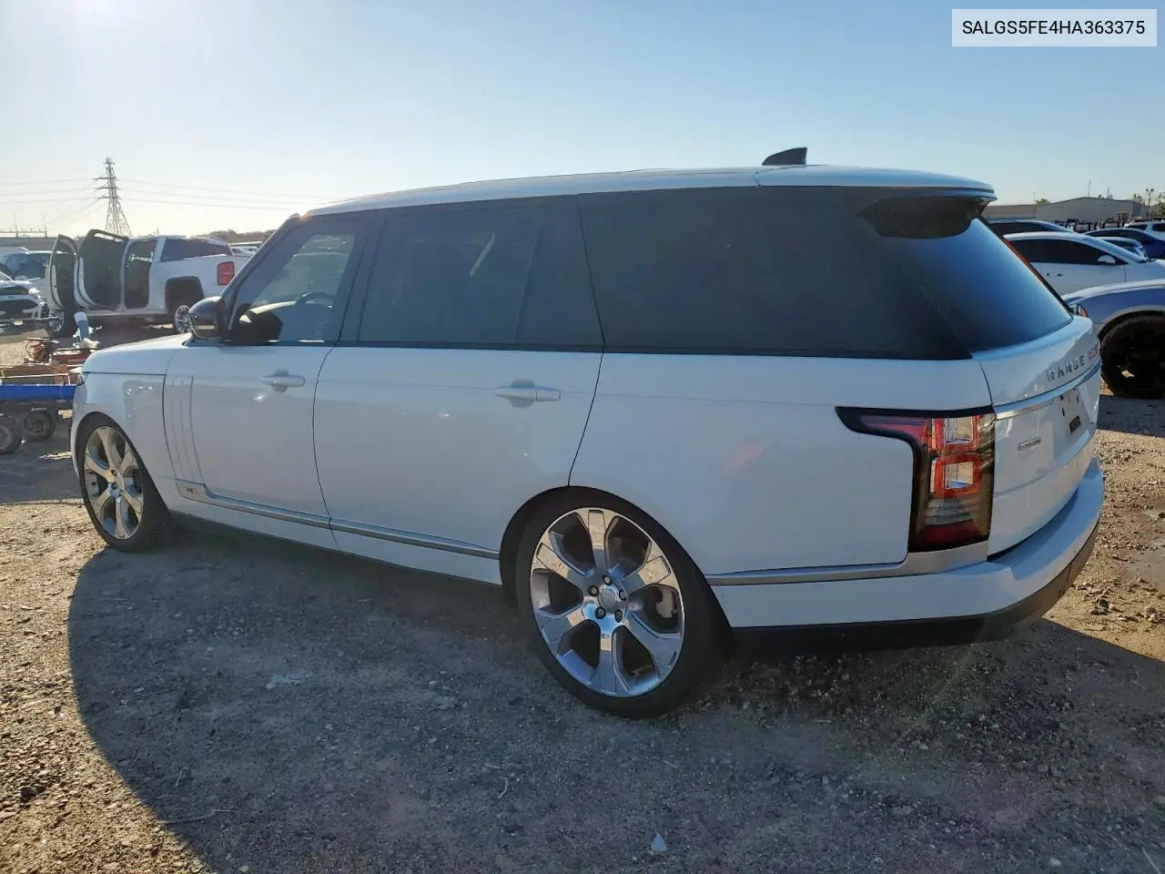 SALGS5FE4HA363375 2017 Land Rover Range Rover Supercharged