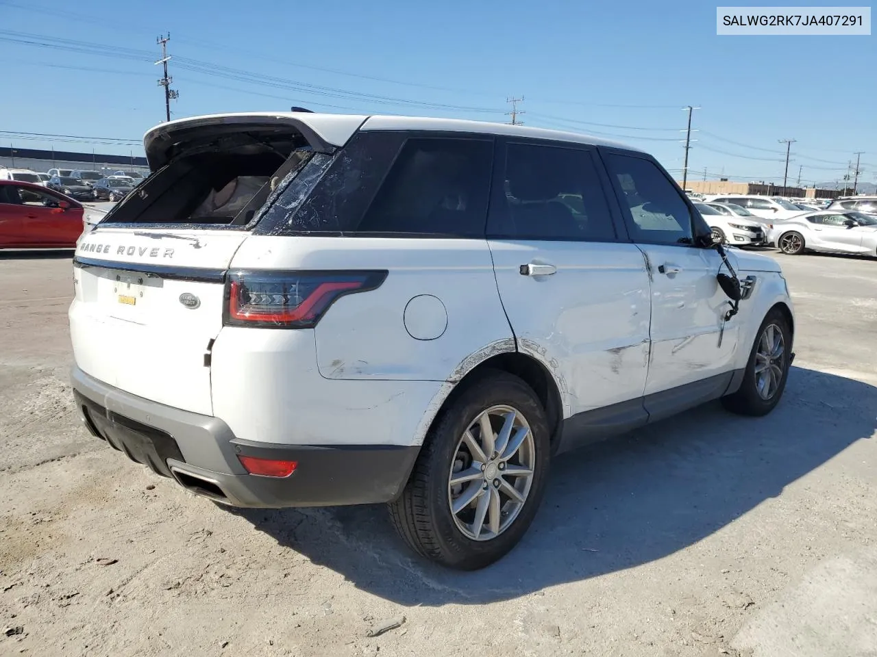 2018 Land Rover Range Rover Sport Se VIN: SALWG2RK7JA407291 Lot: 40617623