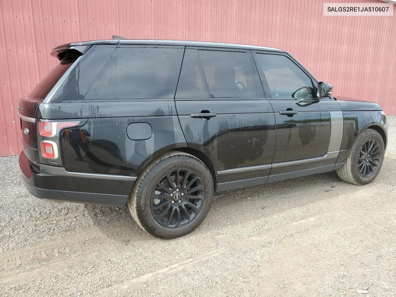 2018 Land Rover Range Rover Supercharged VIN: SALGS2RE1JA510607 Lot: 43522204