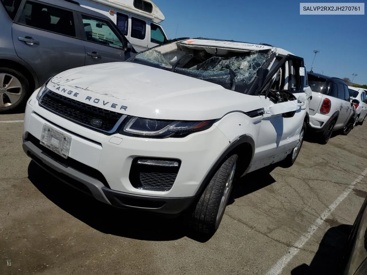 2018 Land Rover Range Rover Evoque Se VIN: SALVP2RX2JH270761 Lot: 53897634