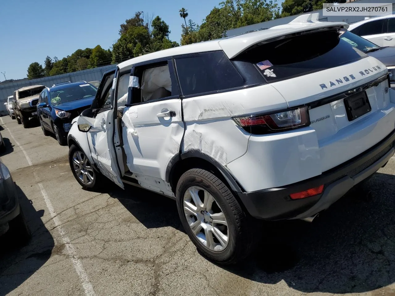 SALVP2RX2JH270761 2018 Land Rover Range Rover Evoque Se